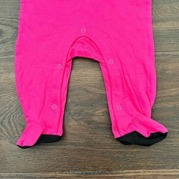 Disney Minnie Mouse One Piece footie Romper outfit baby girls size 3-6mo - Picture 4 of 5